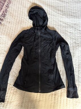 Lululemon define jacket size 4 black